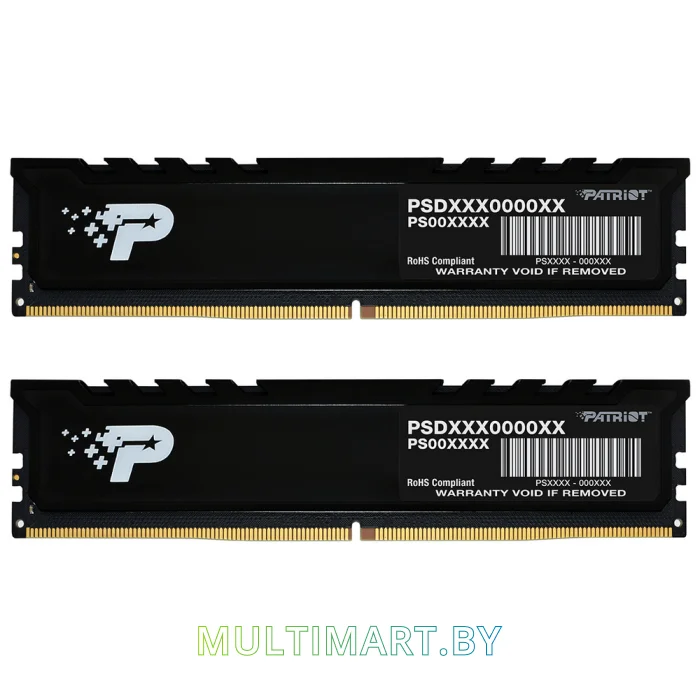 Оперативная память Patriot Signature Premium Line 2x16GB DDR5 PC5-44800 (PSP532G5600KH1)